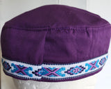 Bucharian kippah with tapestry trim Sephardic hat style yarmulke select many styles