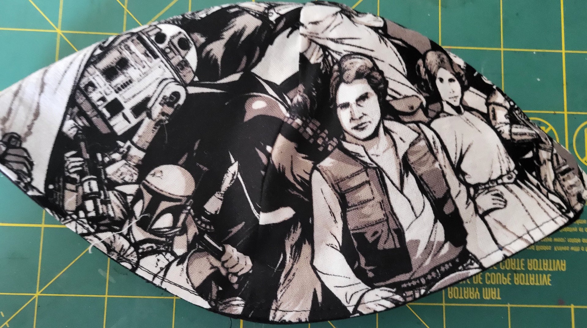 Black White Star Wars yarmulke