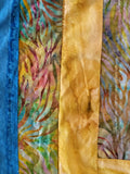 Vibrant batiks quilt