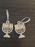 Everyday Judaica and Shabbat silver earrings