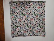 Mah jong cotton napkin