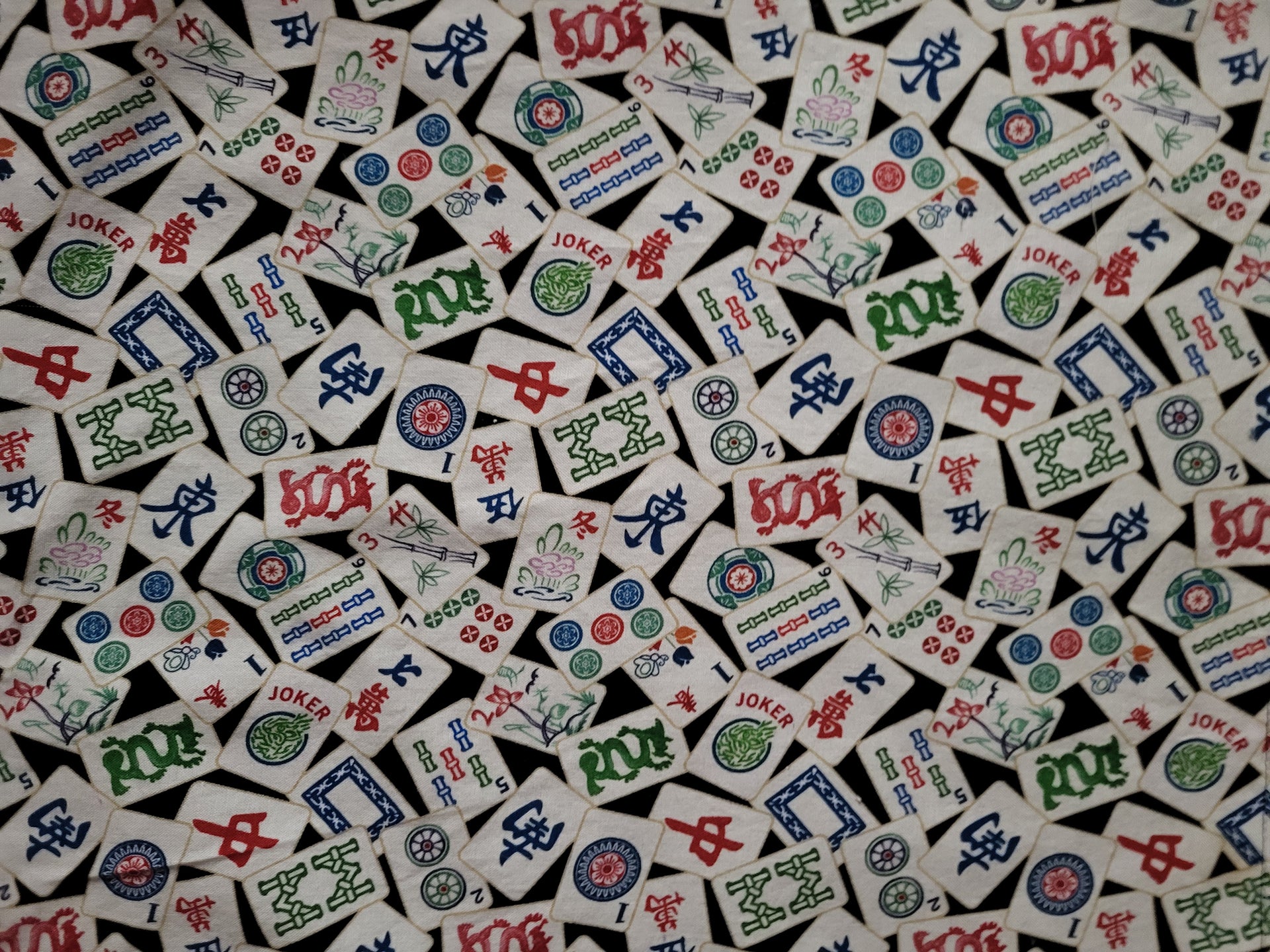 Mahjongg cloth cotton napkin