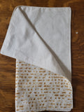 Matzah lined handmade napkin
