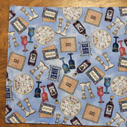 Seder items cloth lined napkin