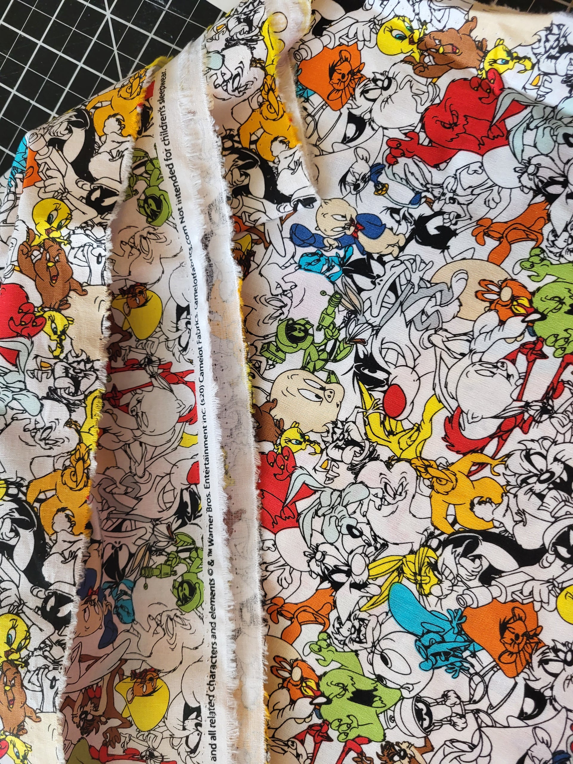 Bugs Bunny Elmer Fudd, Tweety bird cotton fabric