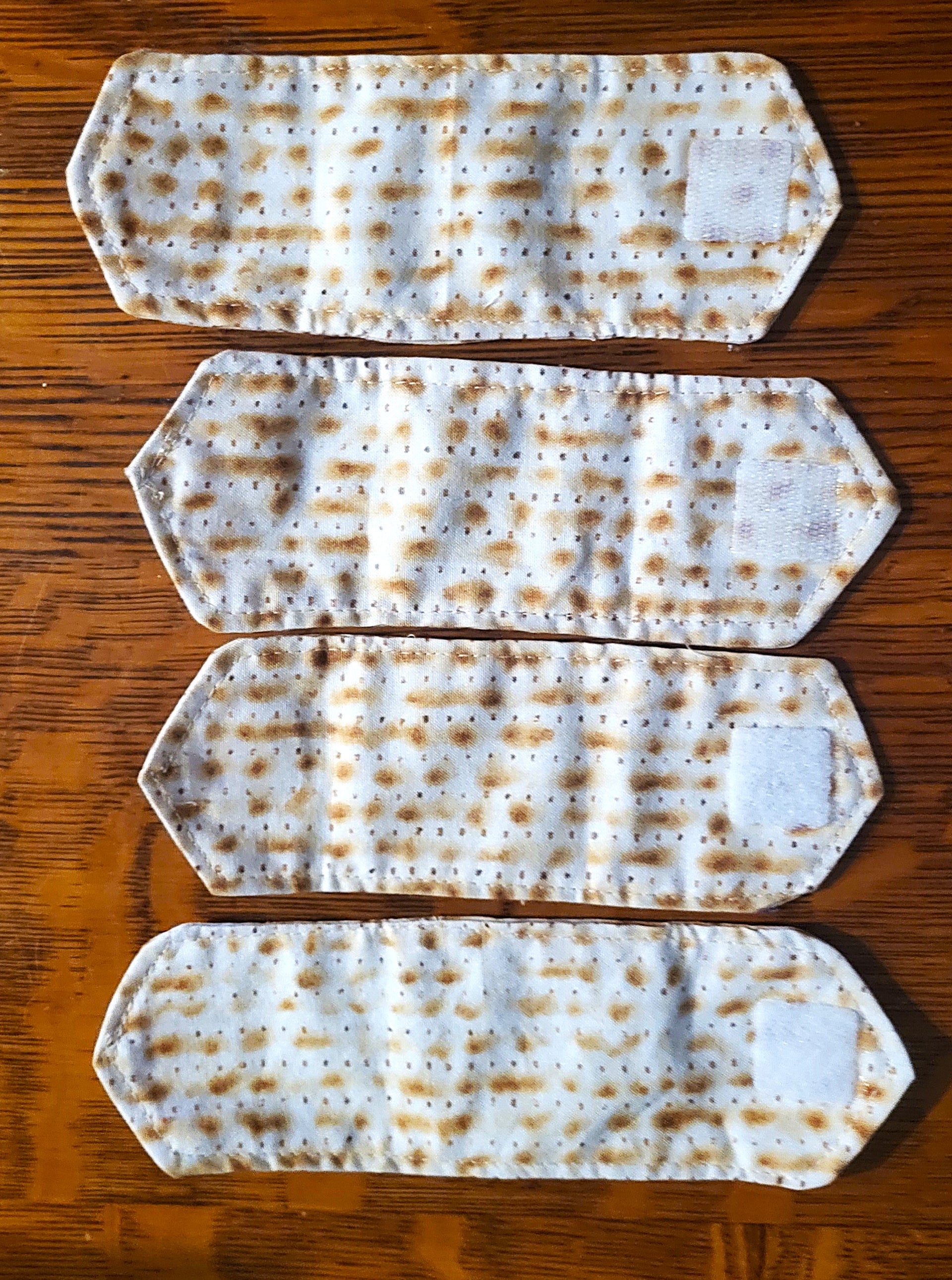 handmade Passover napkin rings