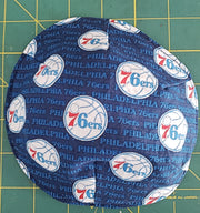 saucer reversible kippah or yarmulke major sports teams nba philadelphia 76ers