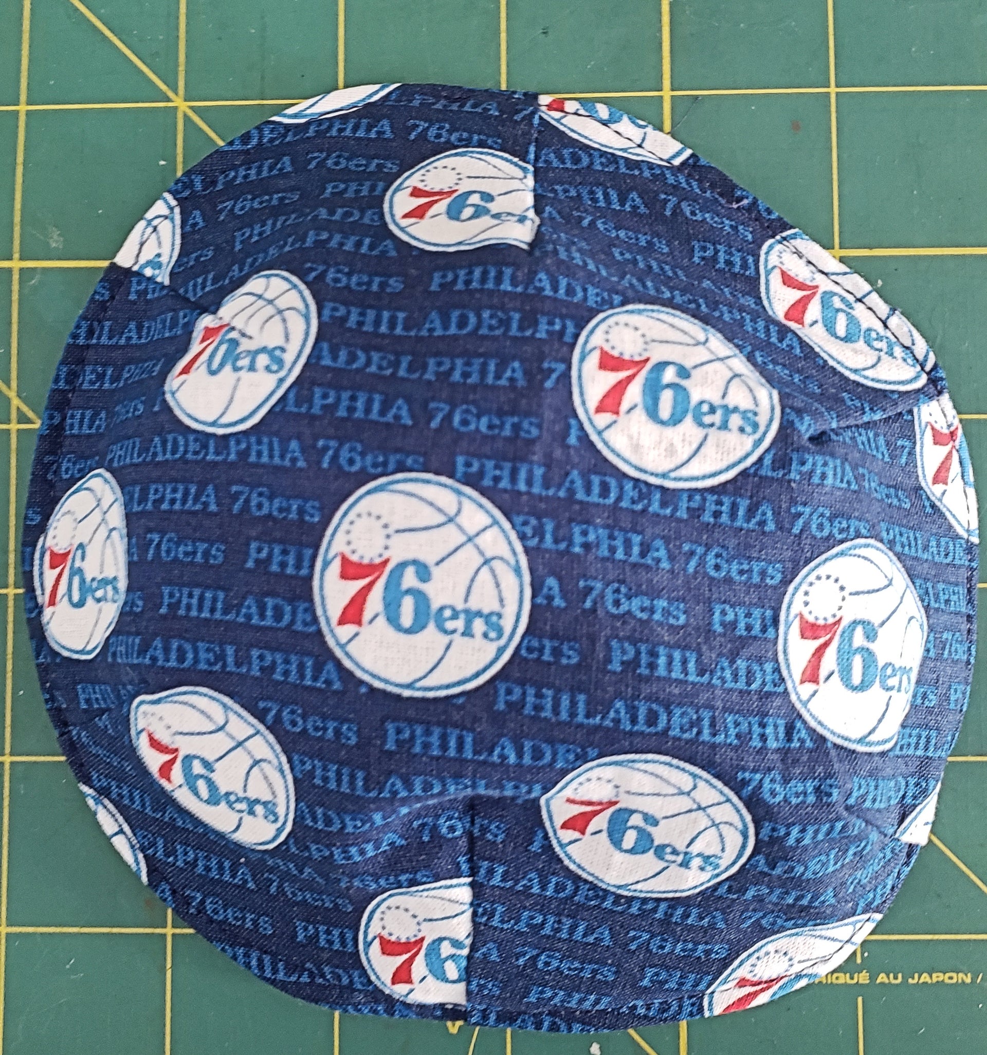 saucer reversible kippah or yarmulke major sports teams nba philadelphia 76ers