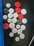 Vintage Colt sewing buttons #5, 7, 10, 11, 12,13, 14, 15, 19, 23, 25, 26, 27