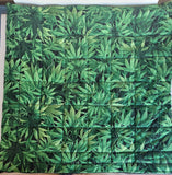 Marijuana pot quilted pillow cover