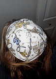 chanukah kippahs or hanukkah yarmulkes lion of judah