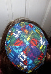 alef bet hebrew alphabet kippah