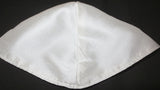 silk dupioni plain colors cotton kippah or yarmulke white