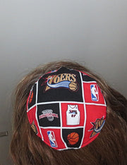 saucer reversible kippah or yarmulke major sports teams nba