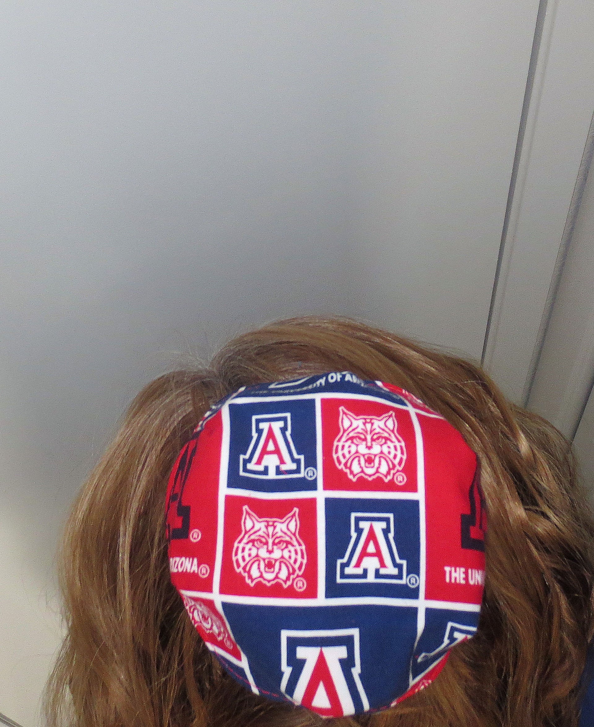 saucer reversible kippah or yarmulke college university teams arizona university