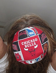 saucer reversible kippah or yarmulke major sports teams nba chicago bulls