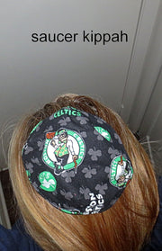 saucer reversible kippah or yarmulke major sports teams nba