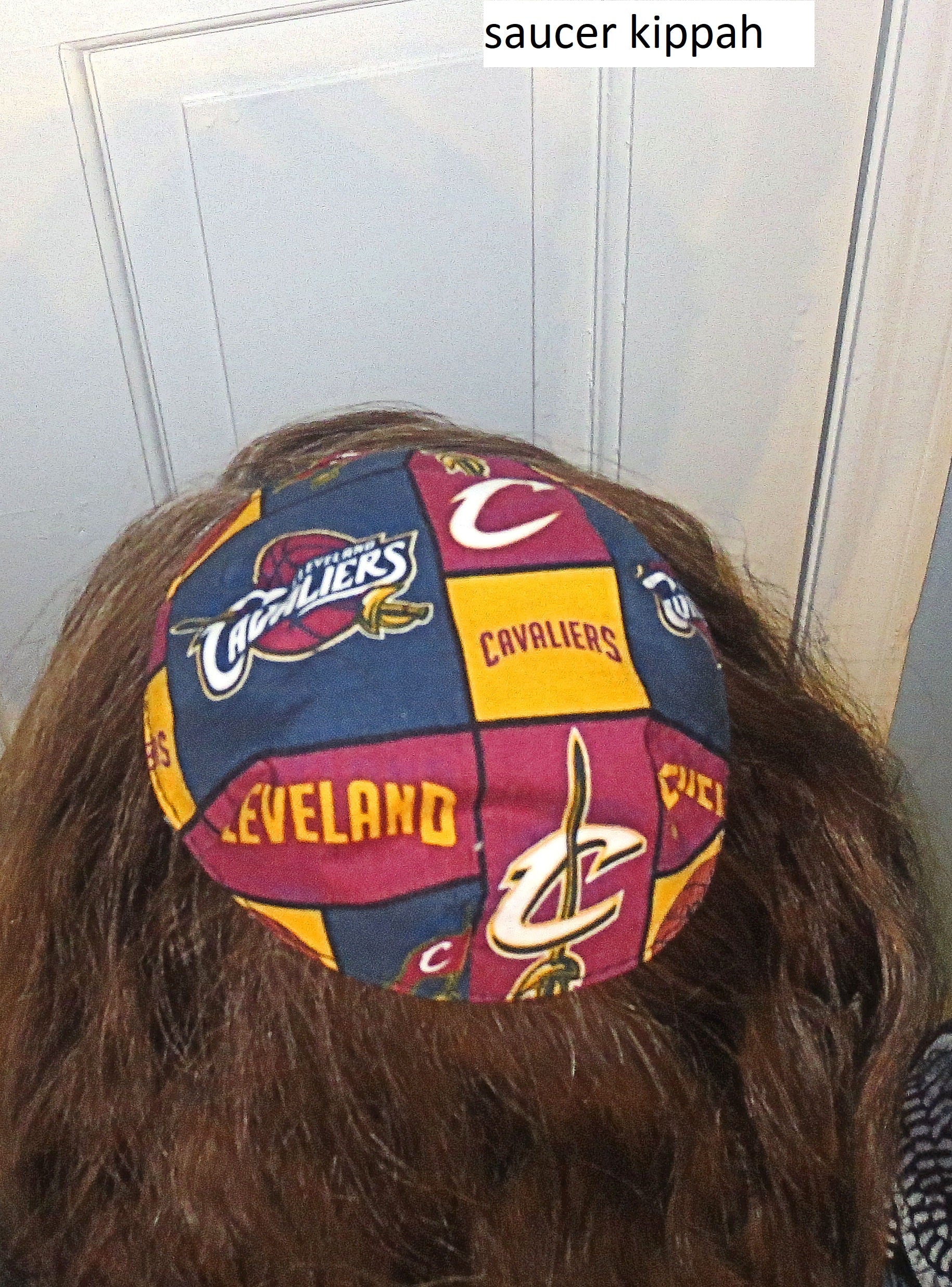 saucer reversible kippah or yarmulke major sports teams nba