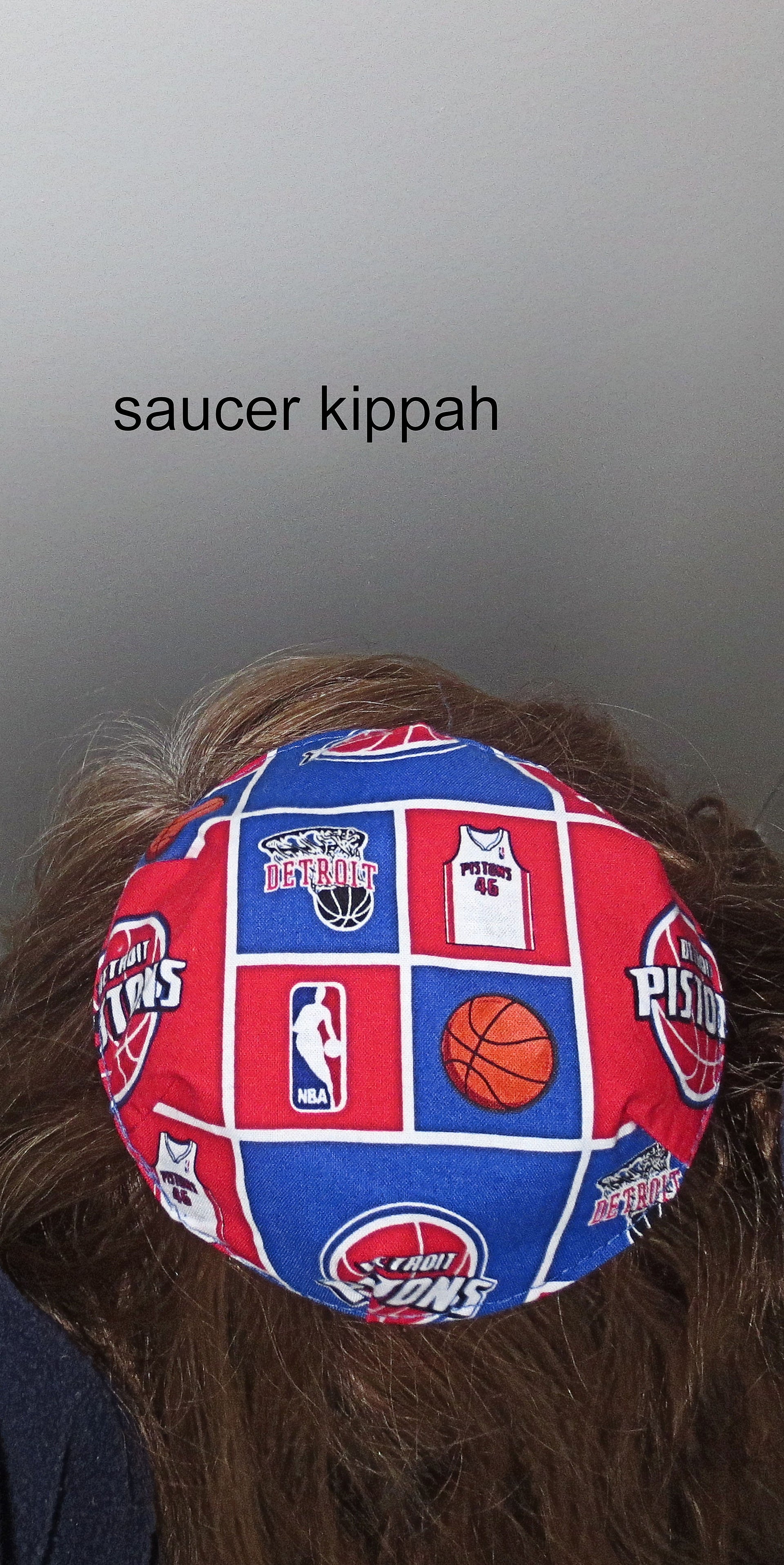 saucer reversible kippah or yarmulke major sports teams nba