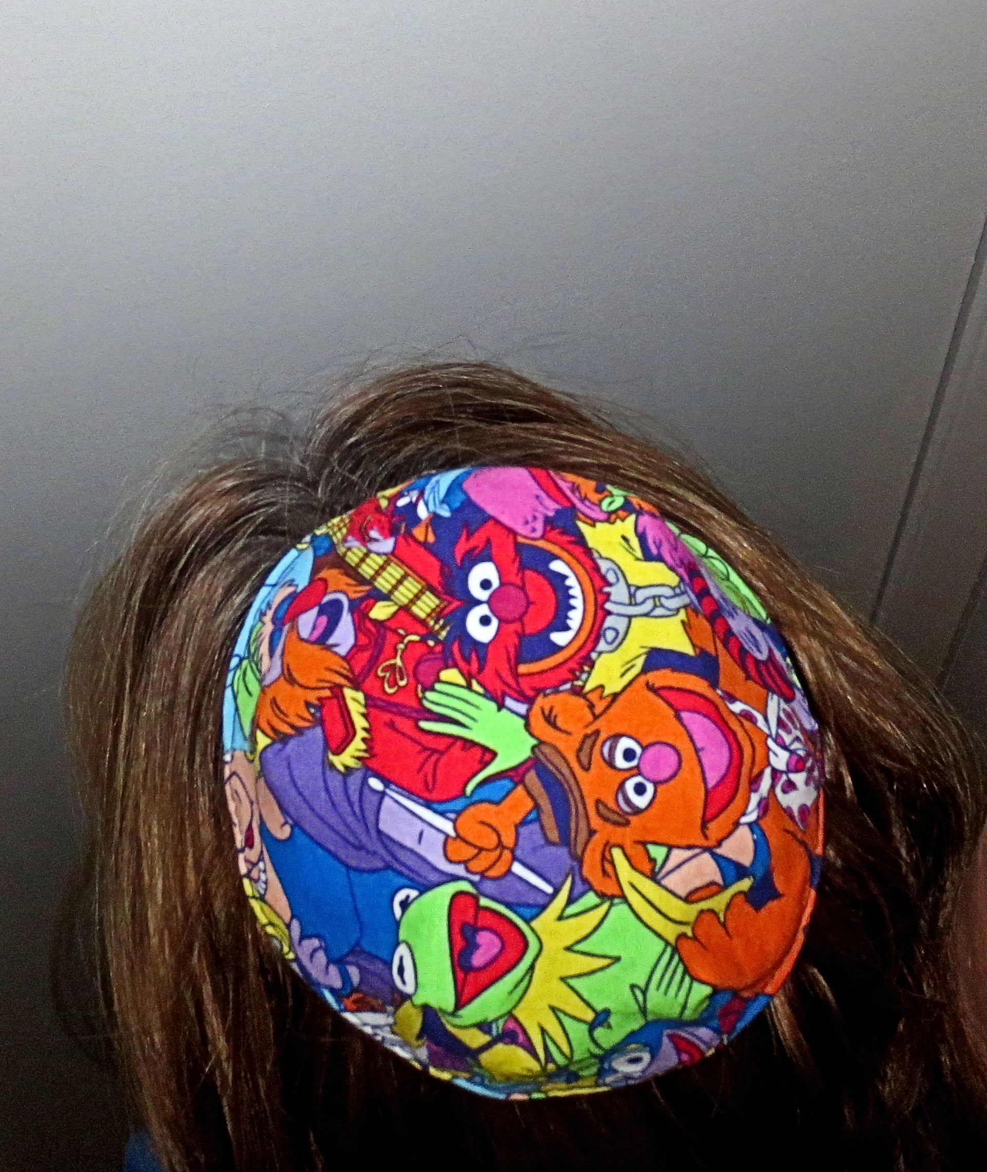 saucer kippah reversible select pattern both sides superheros & friends the muppets