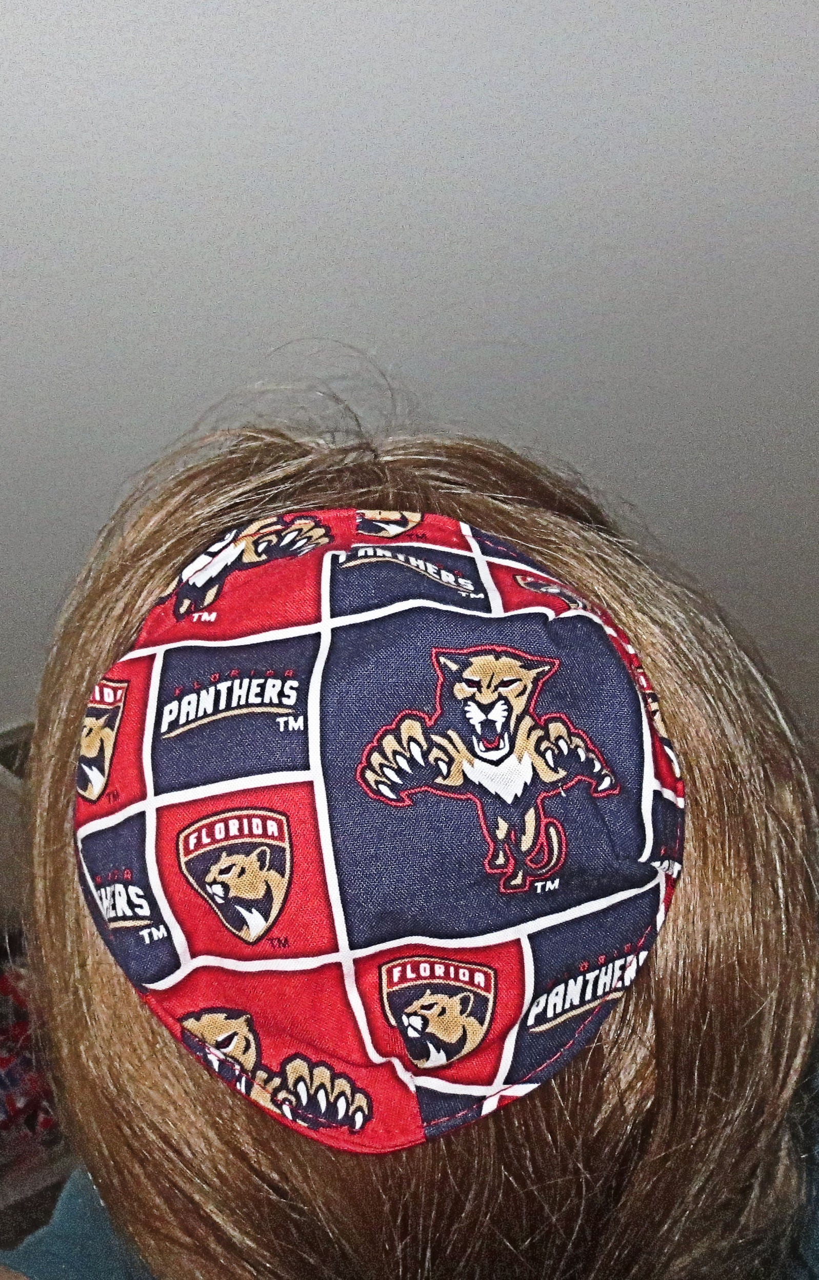 hockey team saucer reversible kippah or yarmulke major sports teams nhl florida panthers