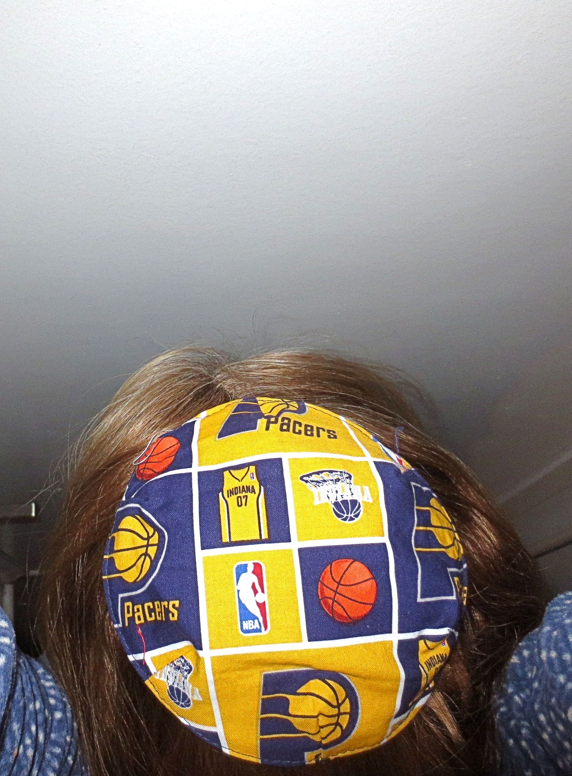 saucer reversible kippah or yarmulke major sports teams nba indiana pacers