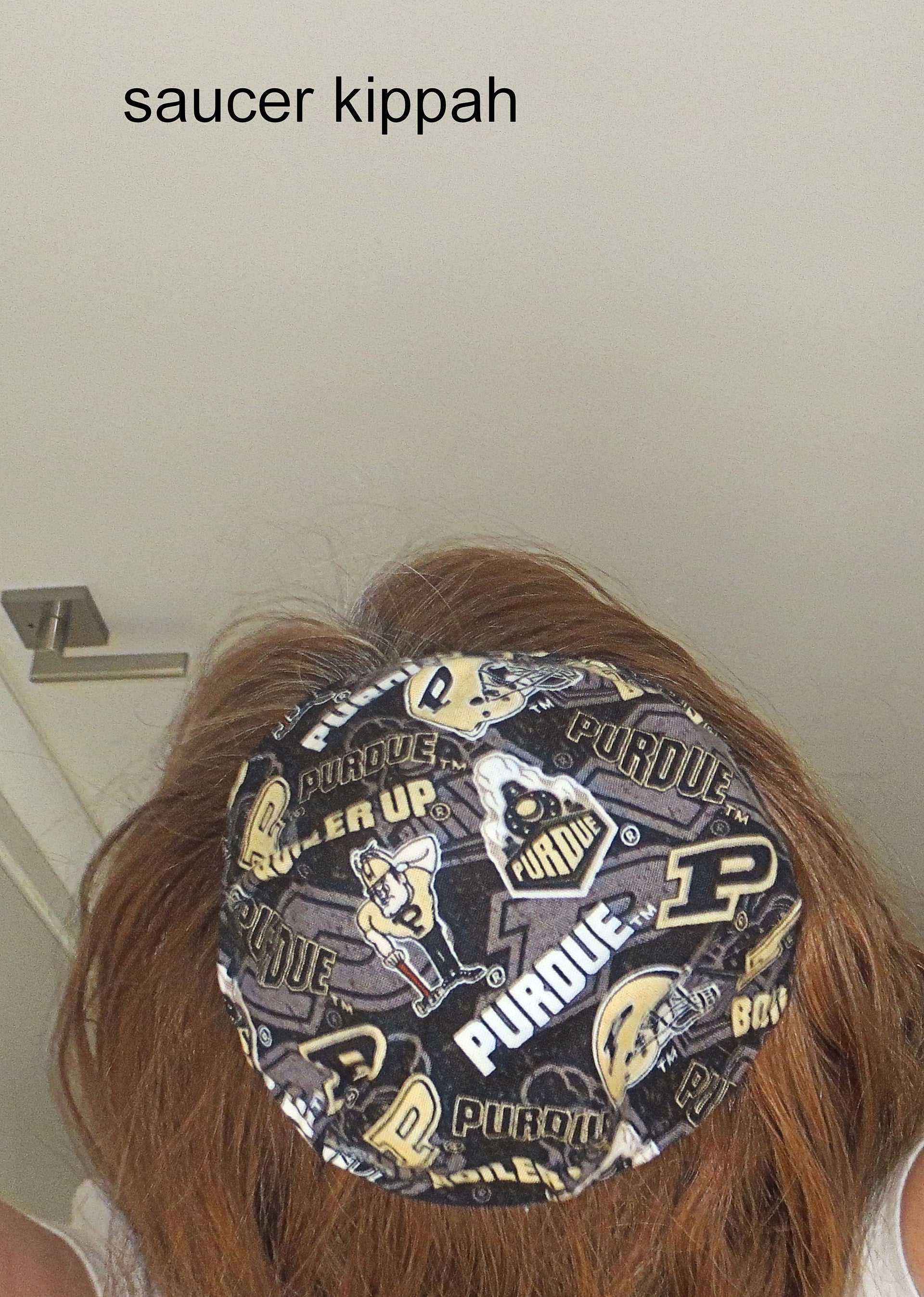 saucer reversible kippah or yarmulke college university teams