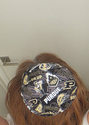 saucer reversible kippah or yarmulke college university teams purdue university