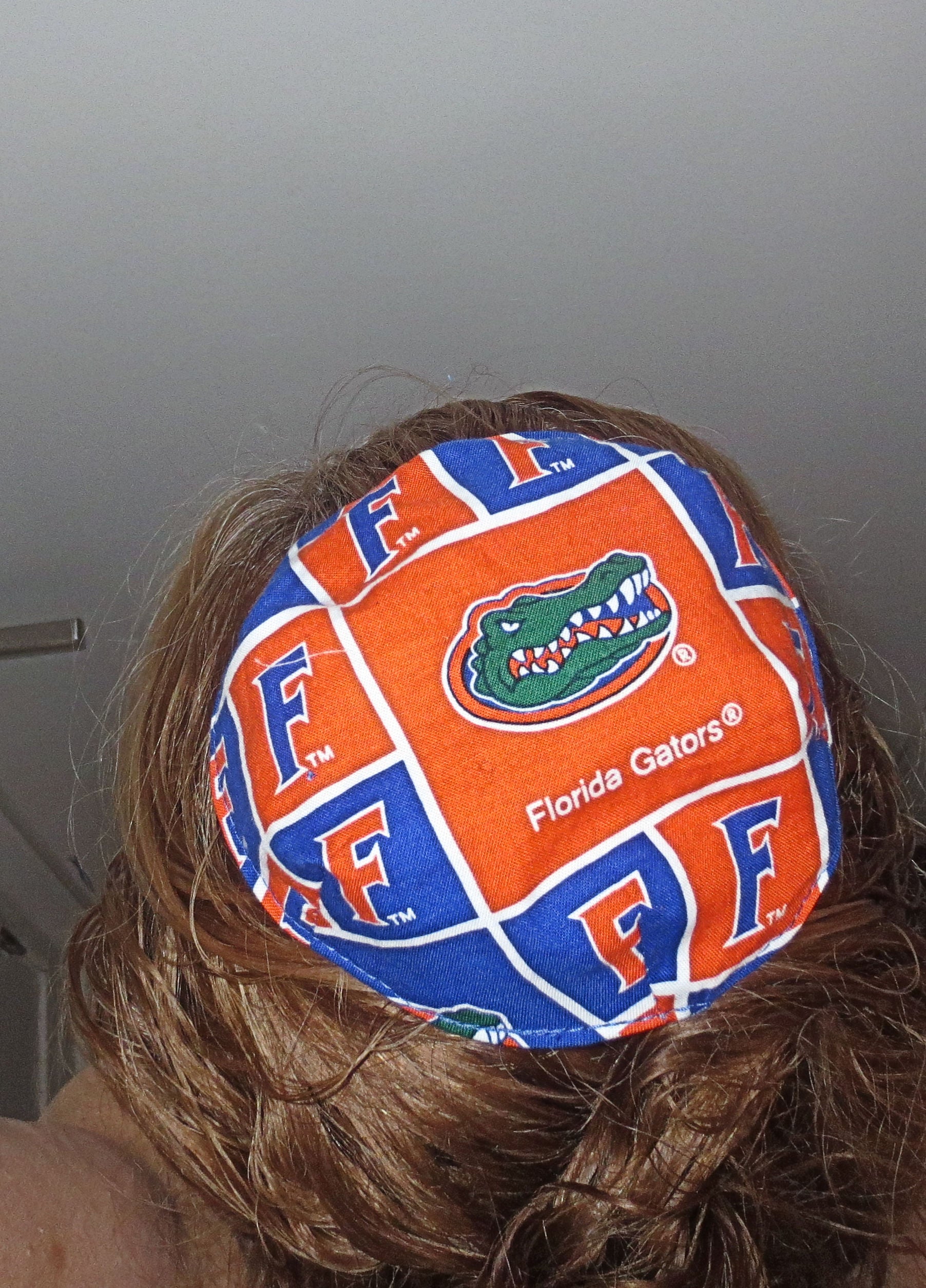 saucer reversible kippah or yarmulke college university teams university of florida
