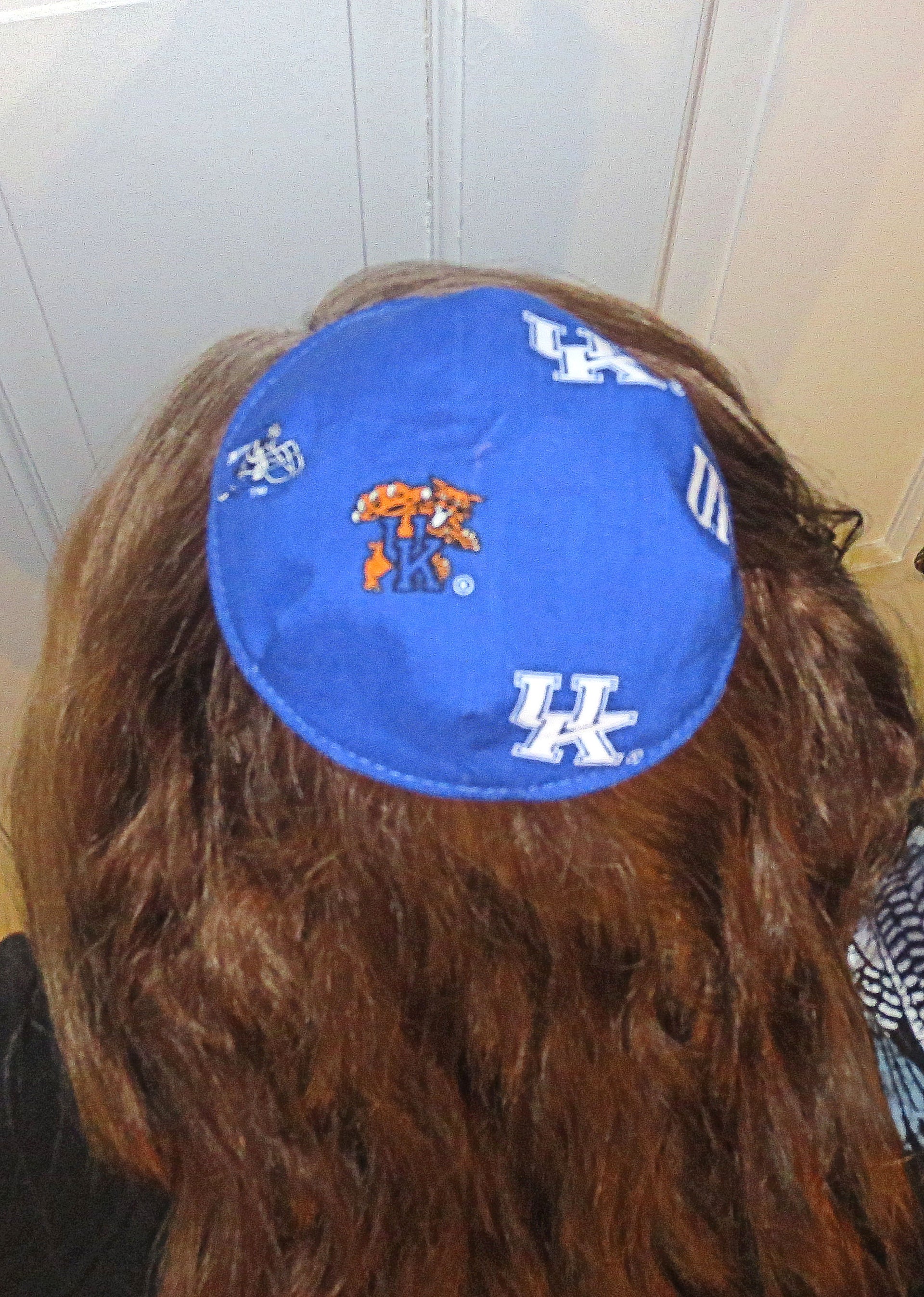 saucer reversible kippah or yarmulke college university teams university of kentucky