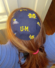 saucer reversible kippah or yarmulke college university teams