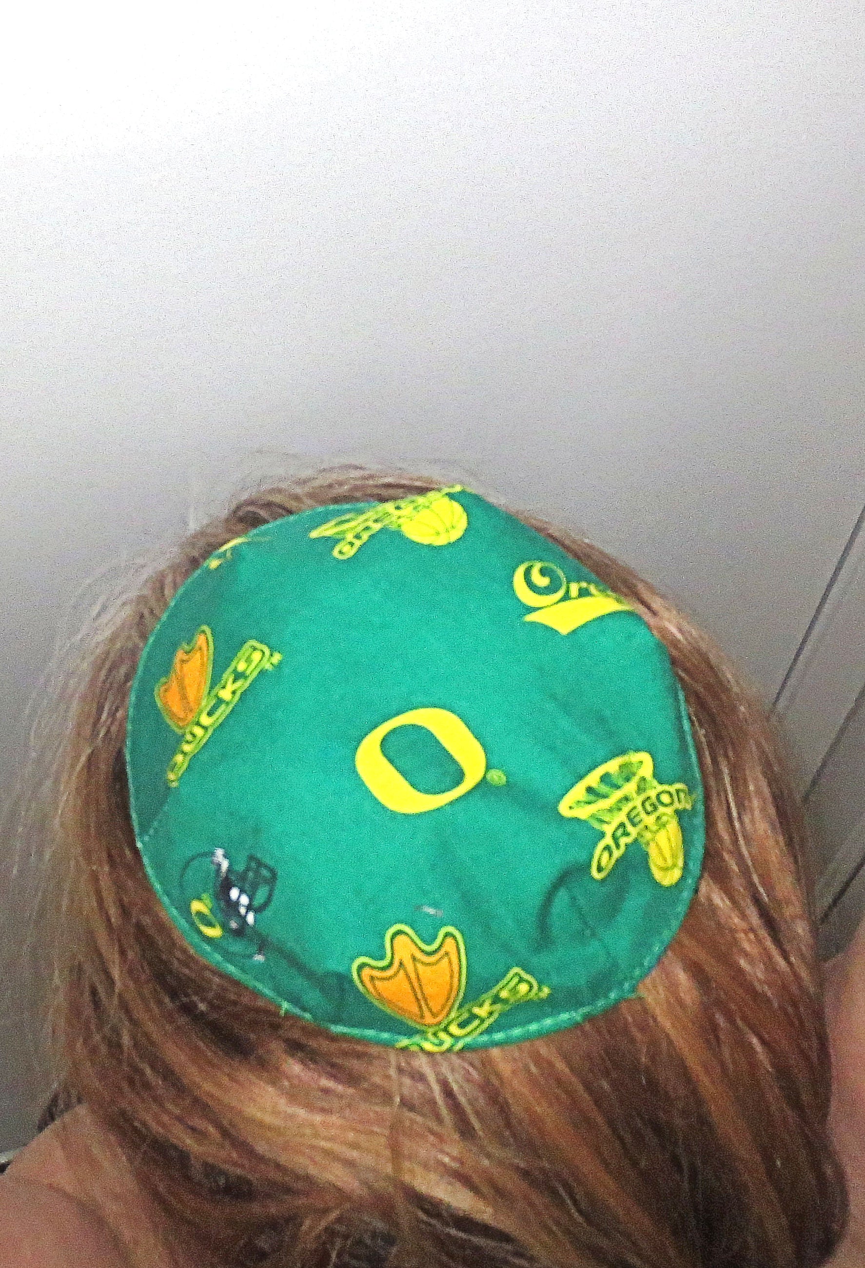 saucer reversible kippah or yarmulke college university teams