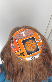 saucer reversible kippah or yarmulke college university teams university of tennessee