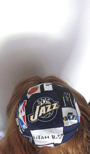 saucer reversible kippah or yarmulke major sports teams nba utah jazz