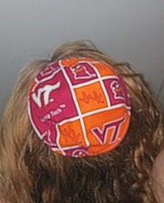 saucer reversible kippah or yarmulke college university teams