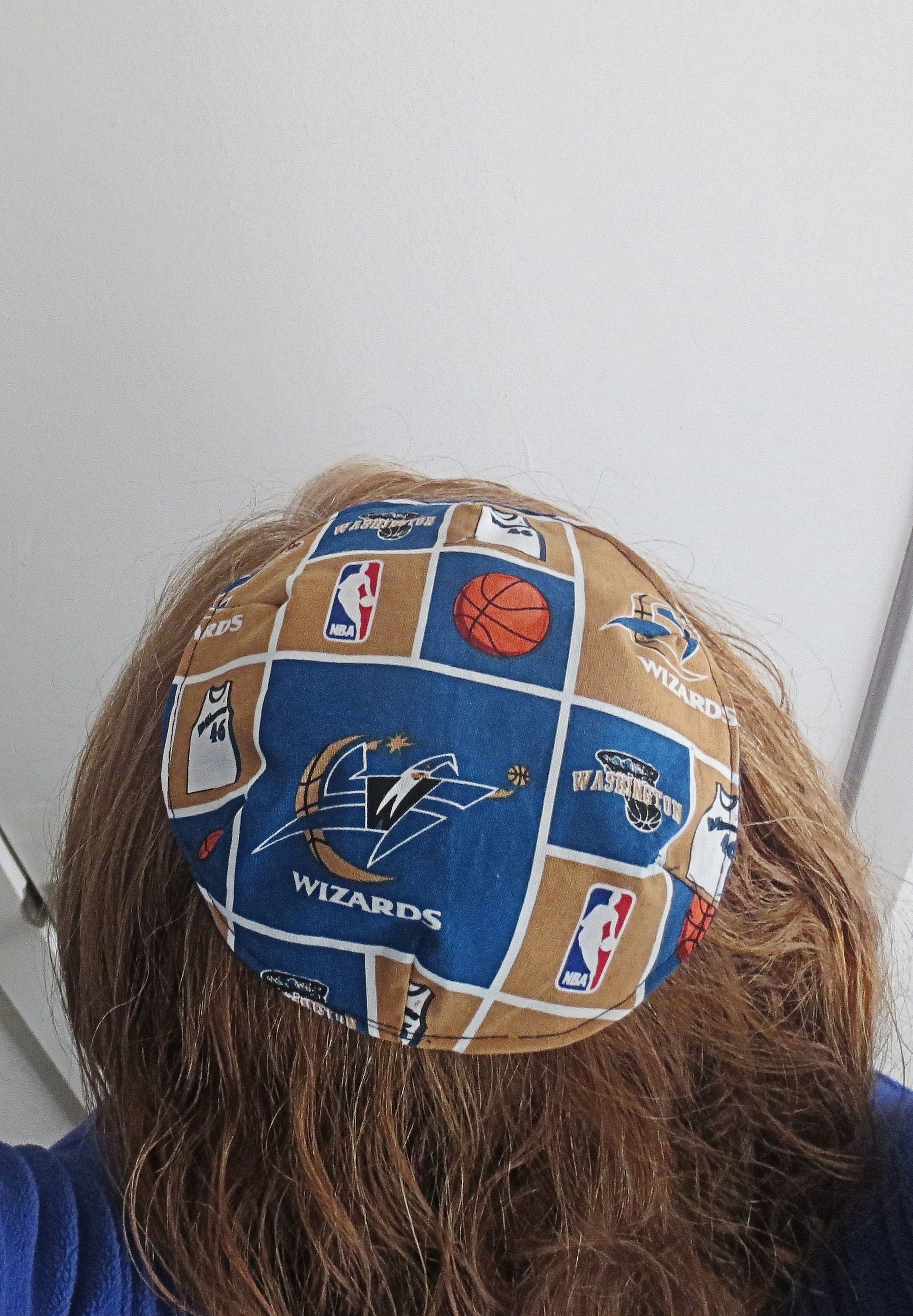 saucer reversible kippah or yarmulke major sports teams nba washington wizards
