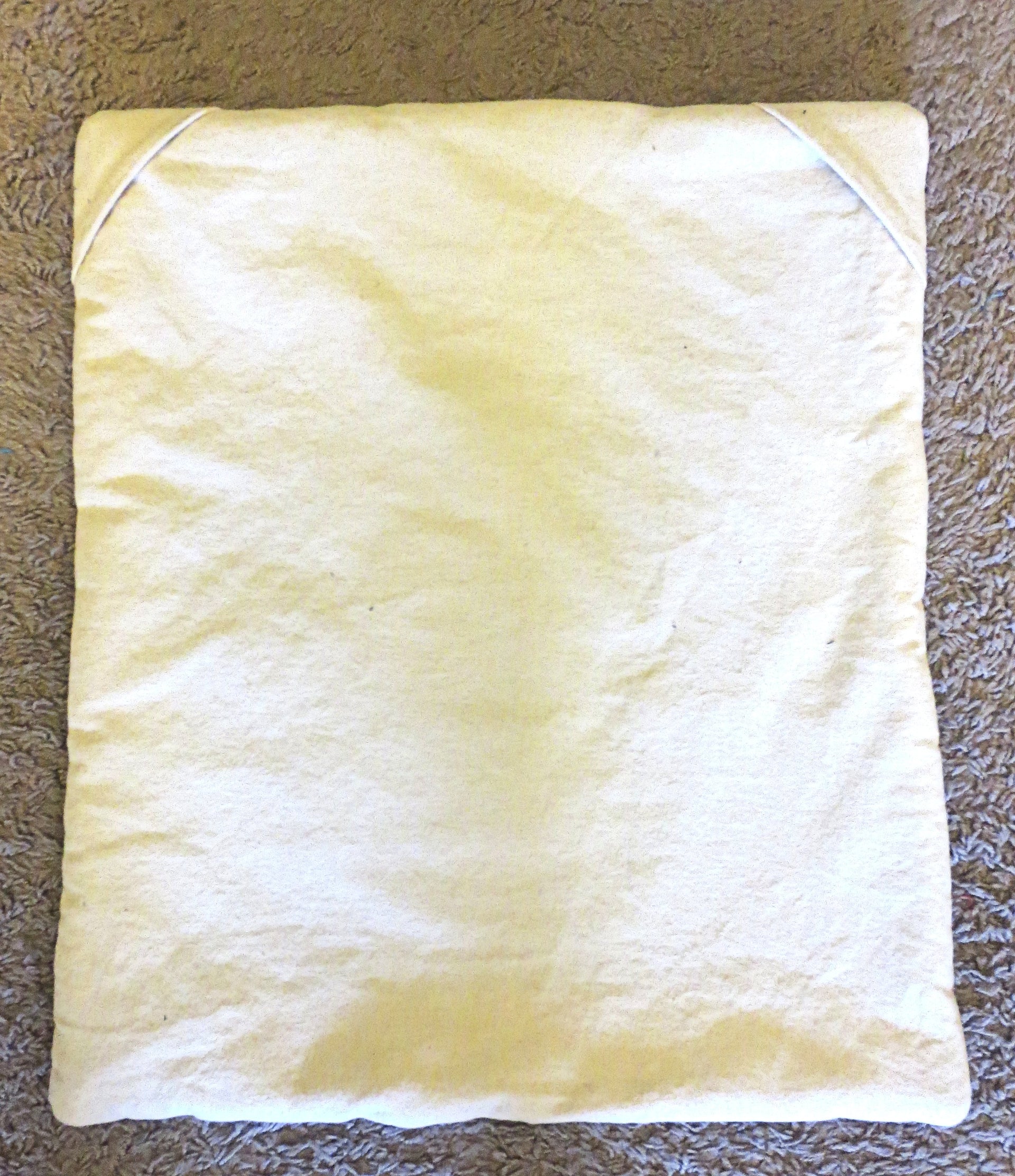 turquoise hamsa ripples in all batik trapunto wall hanging