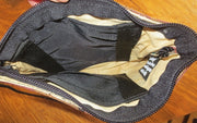 tapestry cross body purse --just the essentials tapestry purse -- mini wallet inside + phone slot --sling cross body waist wear
