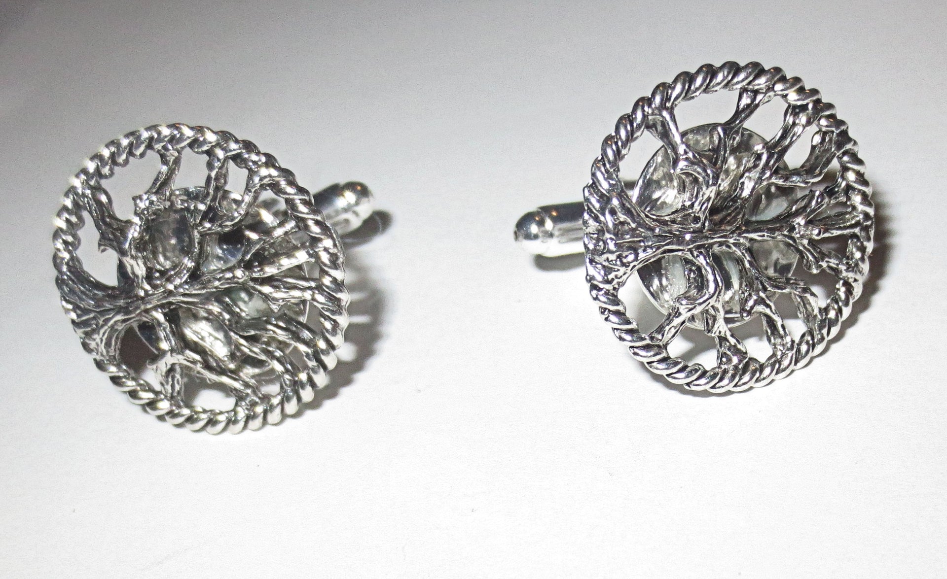 cufflinks sterling silver plated charms and components