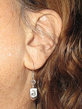handmade Chanukah earrings