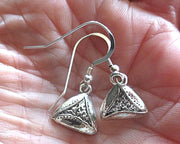 purim earrings groggers and hamentaschen