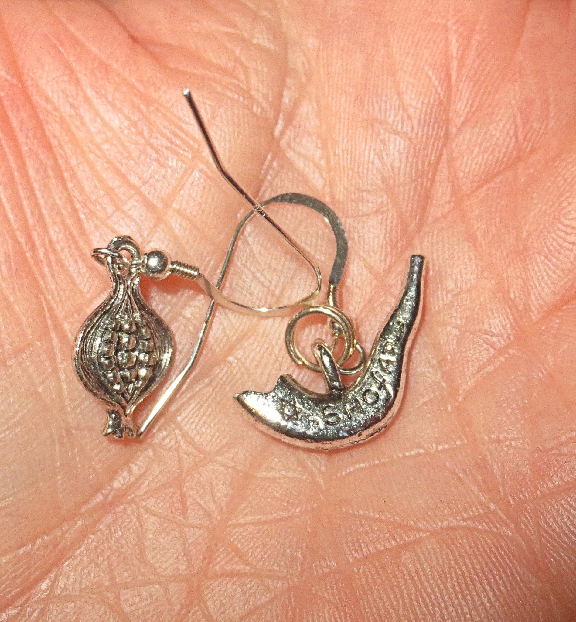 jewish high holiday silver earrings