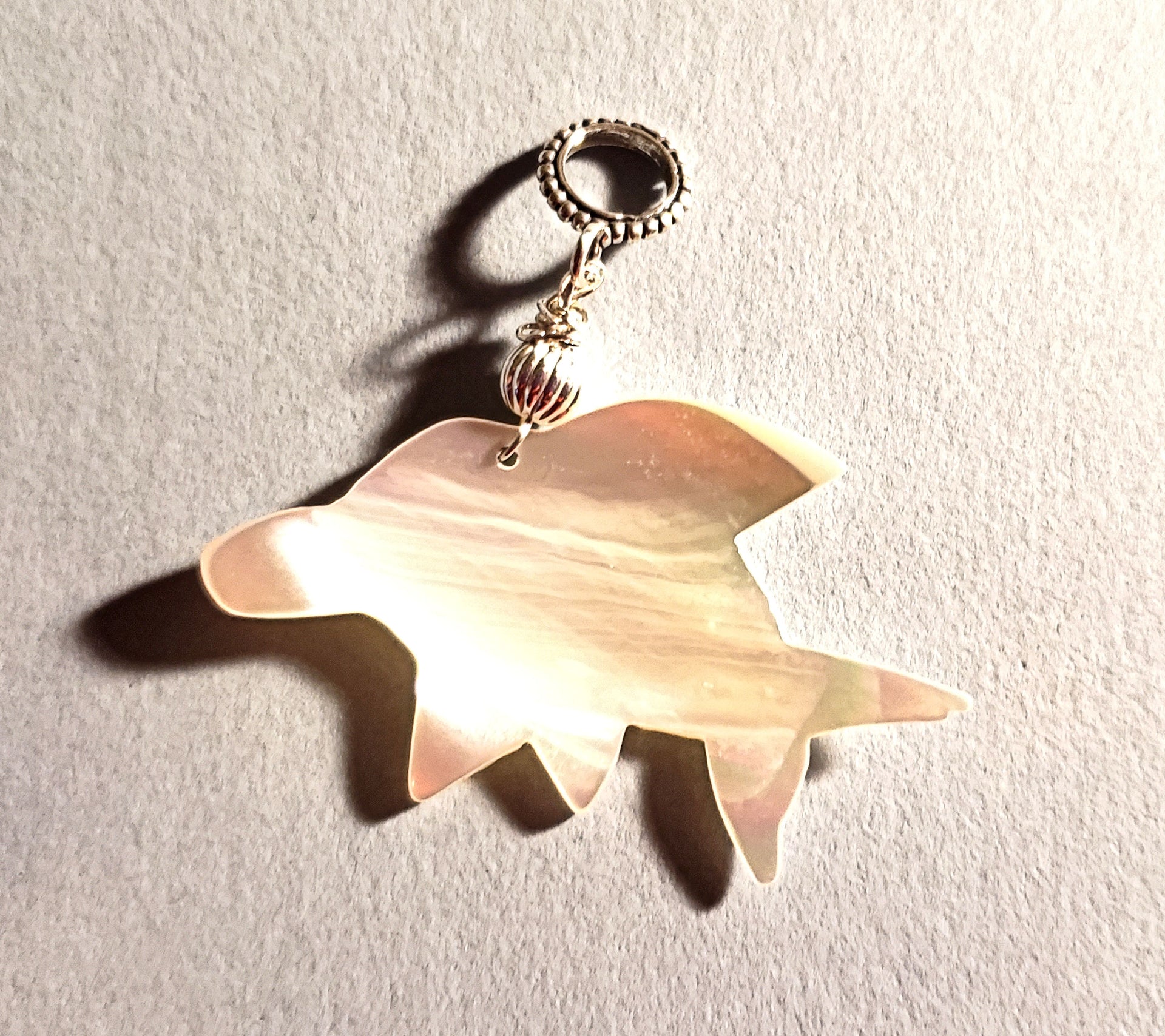 mother of pearl carved pendant all sterling silver select from 4 styles