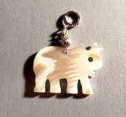 mother of pearl carved pendant all sterling silver select from 4 styles