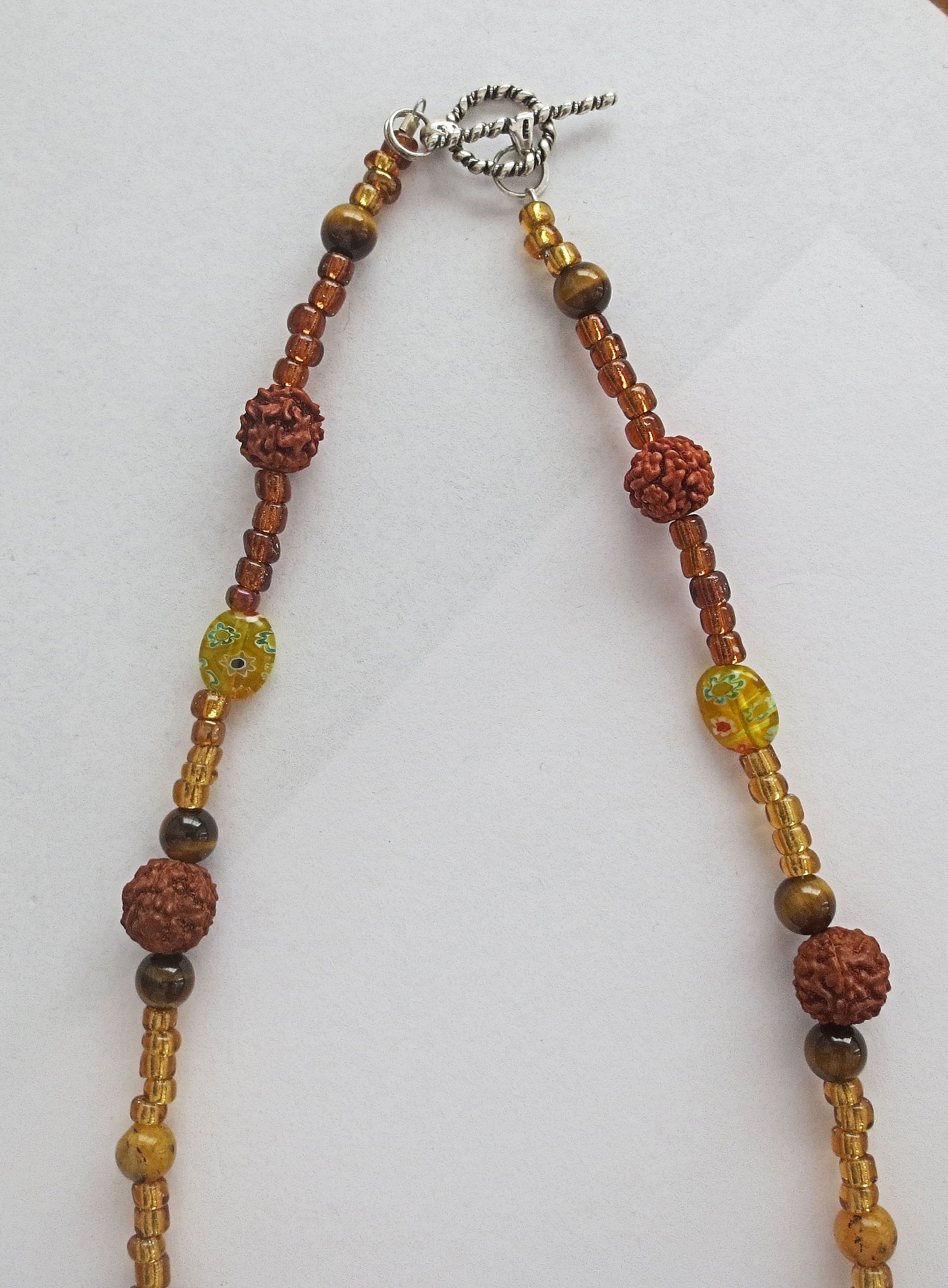 hamsa browns gold gemstone statement necklace sterling silver bohemian style