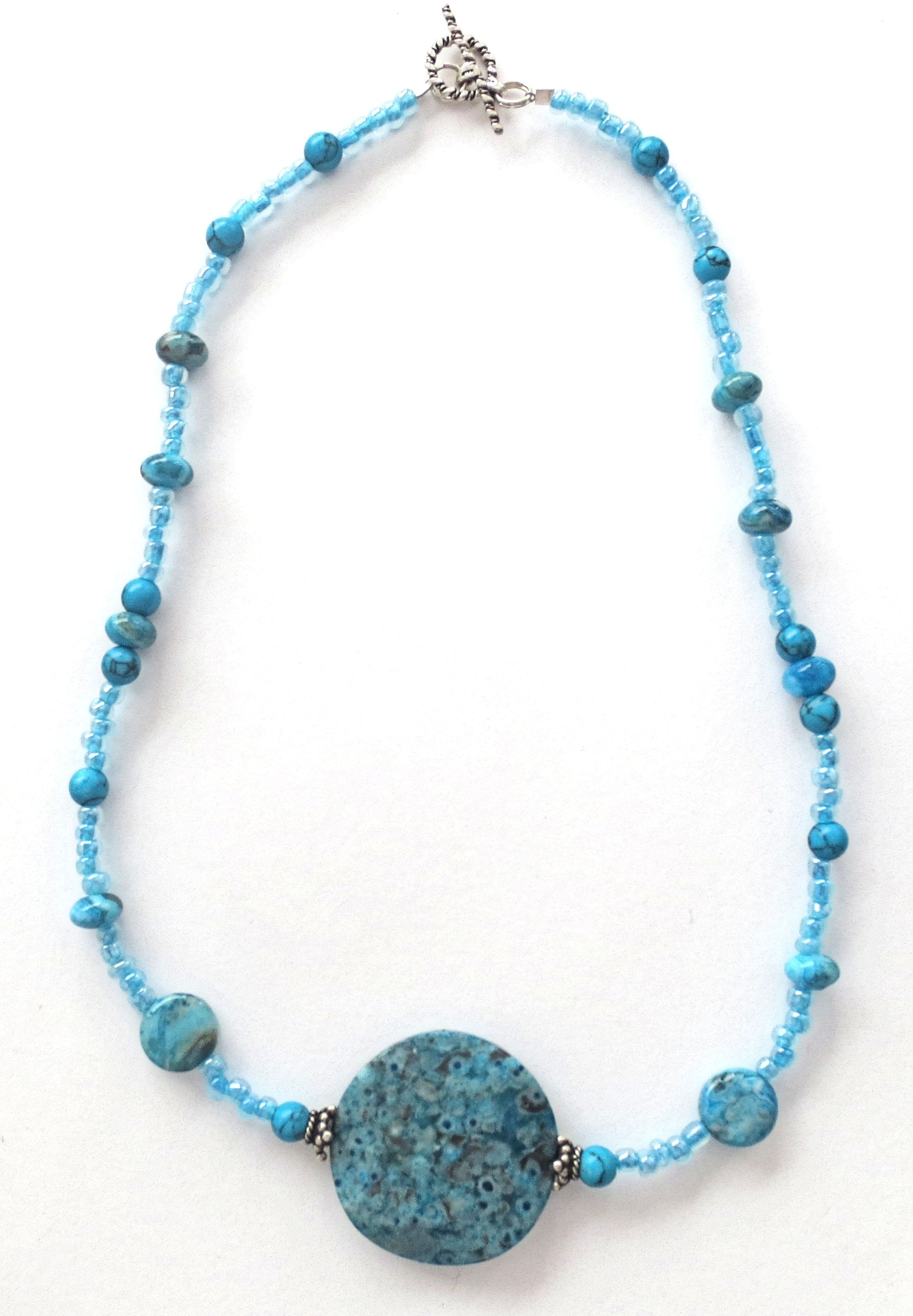 turquoise gemstone statement necklace turquoise colors sterling silver
