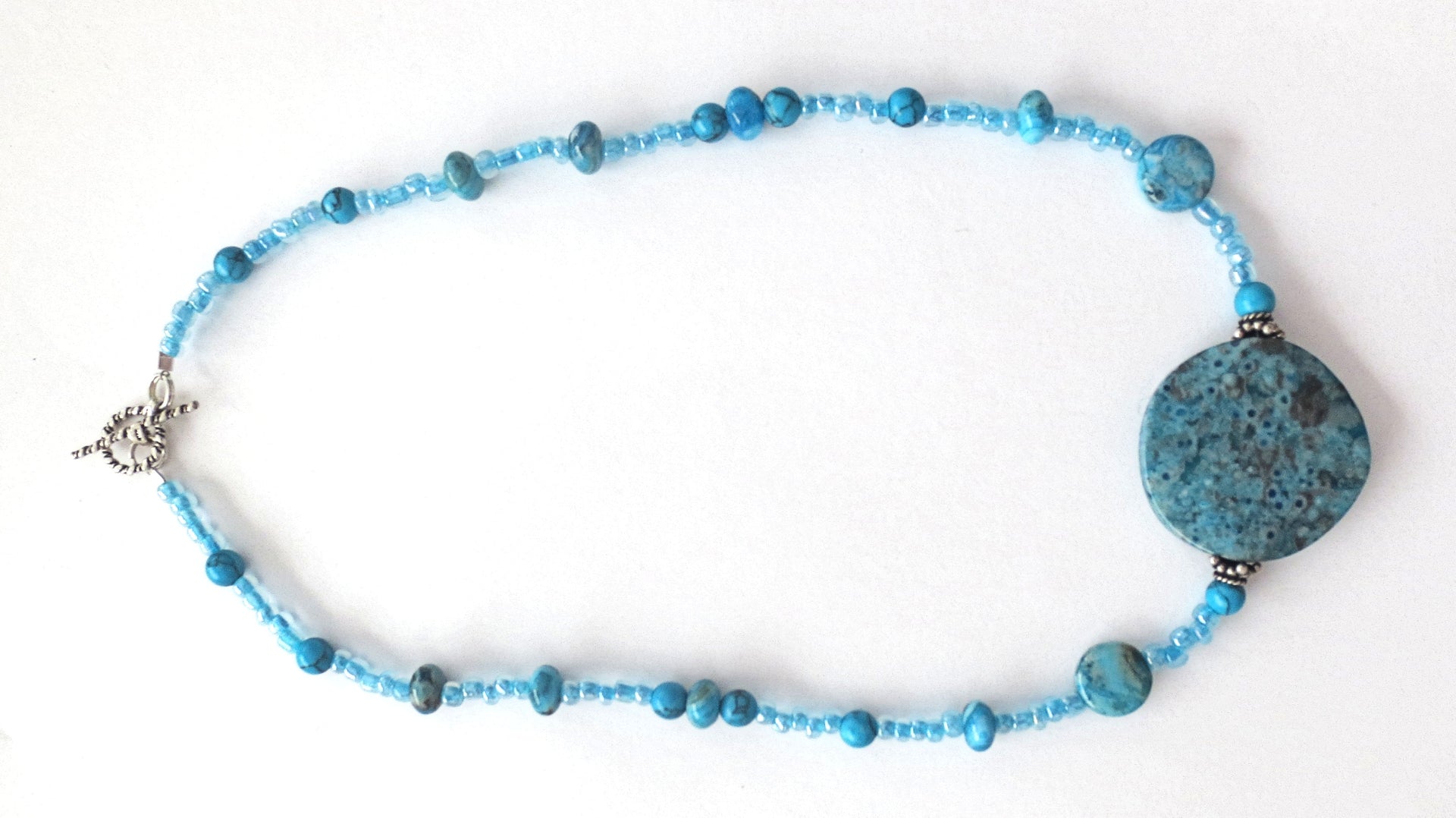 turquoise gemstone statement necklace turquoise colors sterling silver