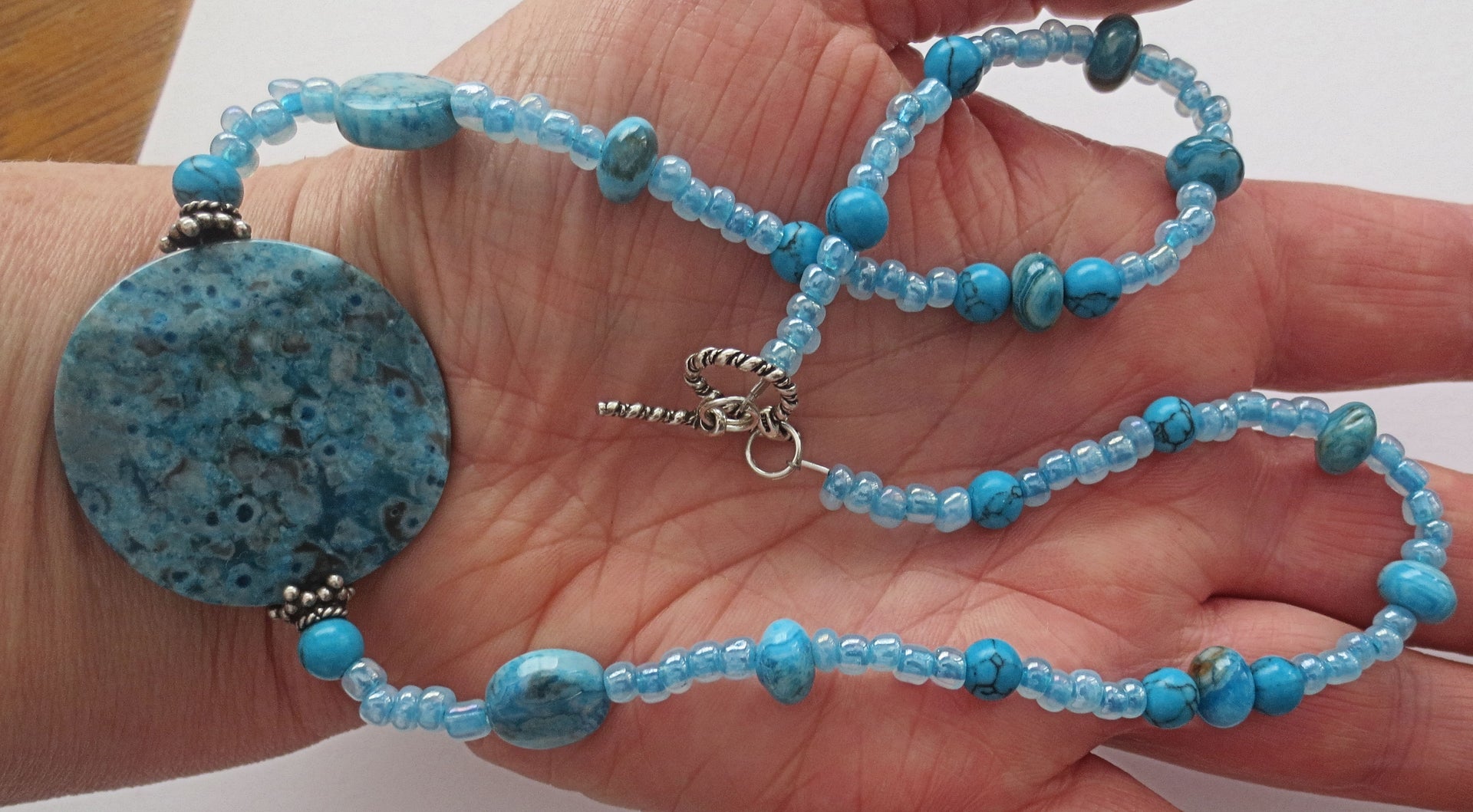 turquoise gemstone statement necklace turquoise colors sterling silver