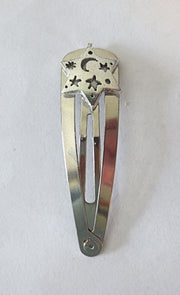 kippah clip with judaica charm handmade cut out star