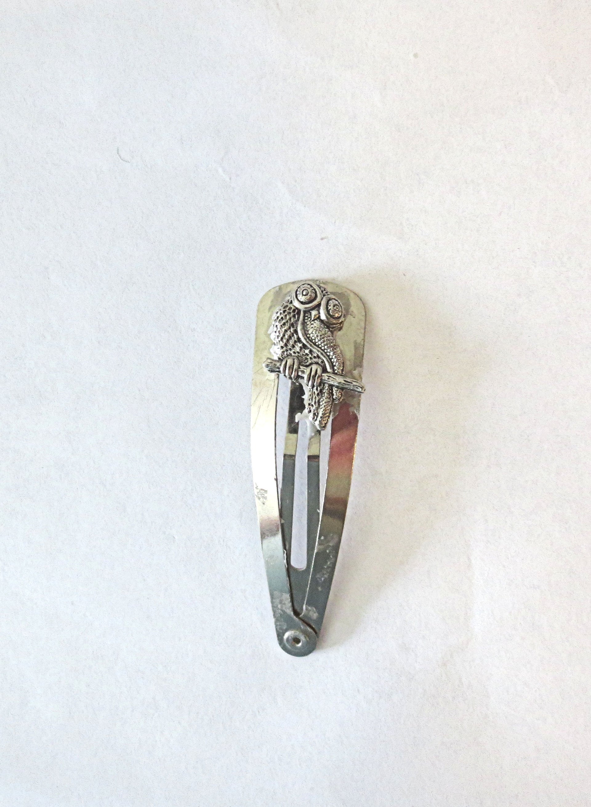 kippah clip with judaica charm handmade